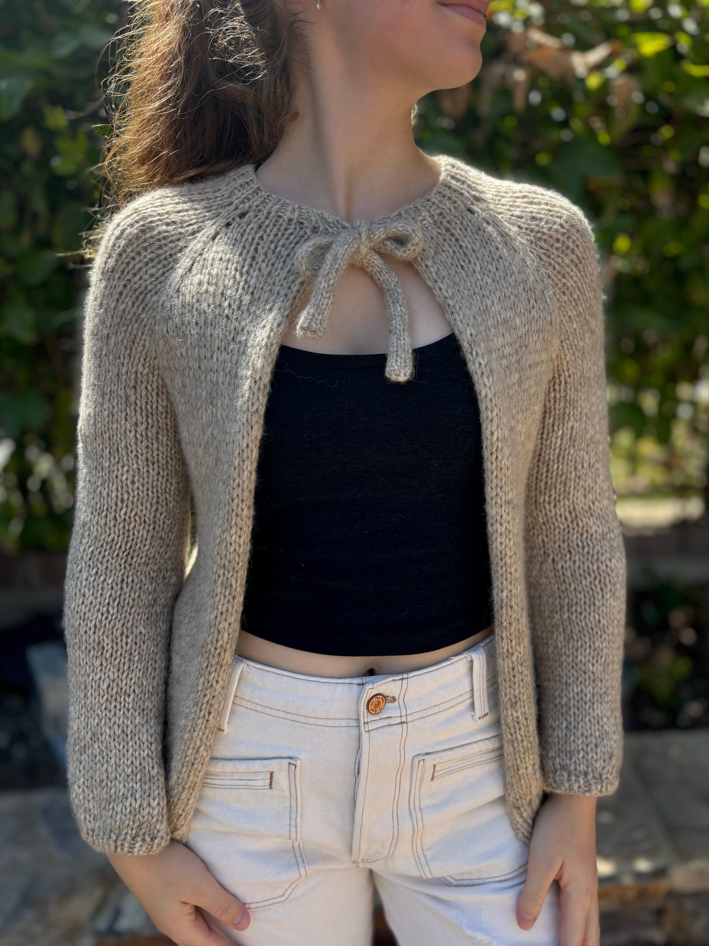 Plié Cardigan - Knitting Kit