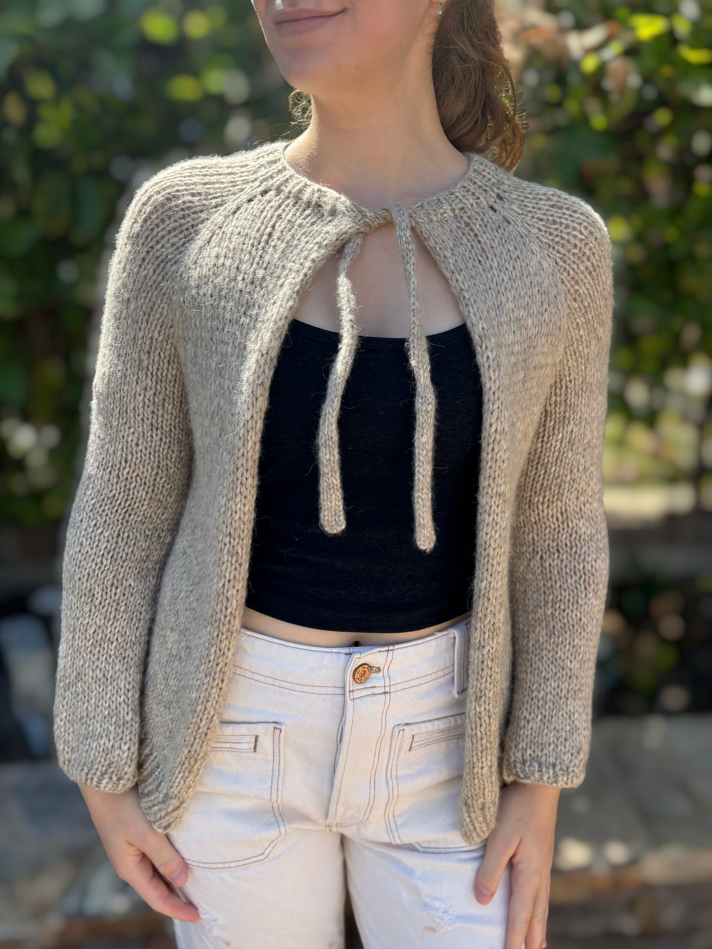 Plié Cardigan - Knitting Kit